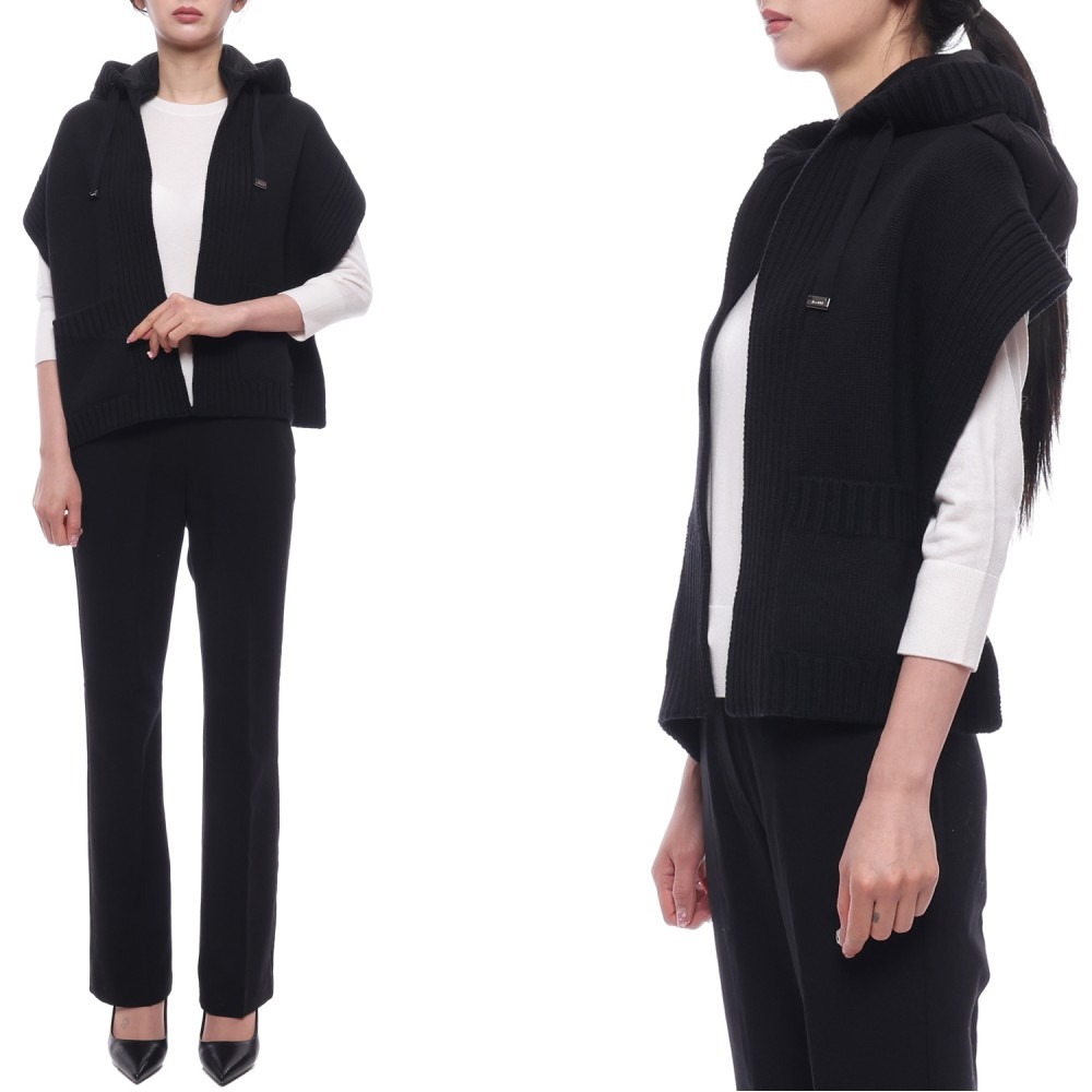 24FW 여성 LUISIA CWH 후드 머플러 (LUISIA CWH NERO 24F)