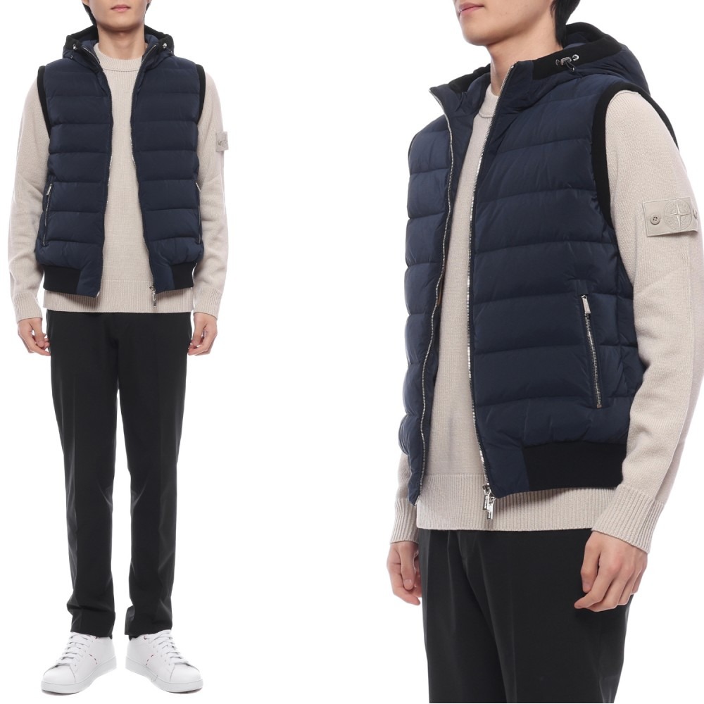 24FW 남성 VERMEER OS 패딩 조끼 (VERMEER OS BLU 24F)