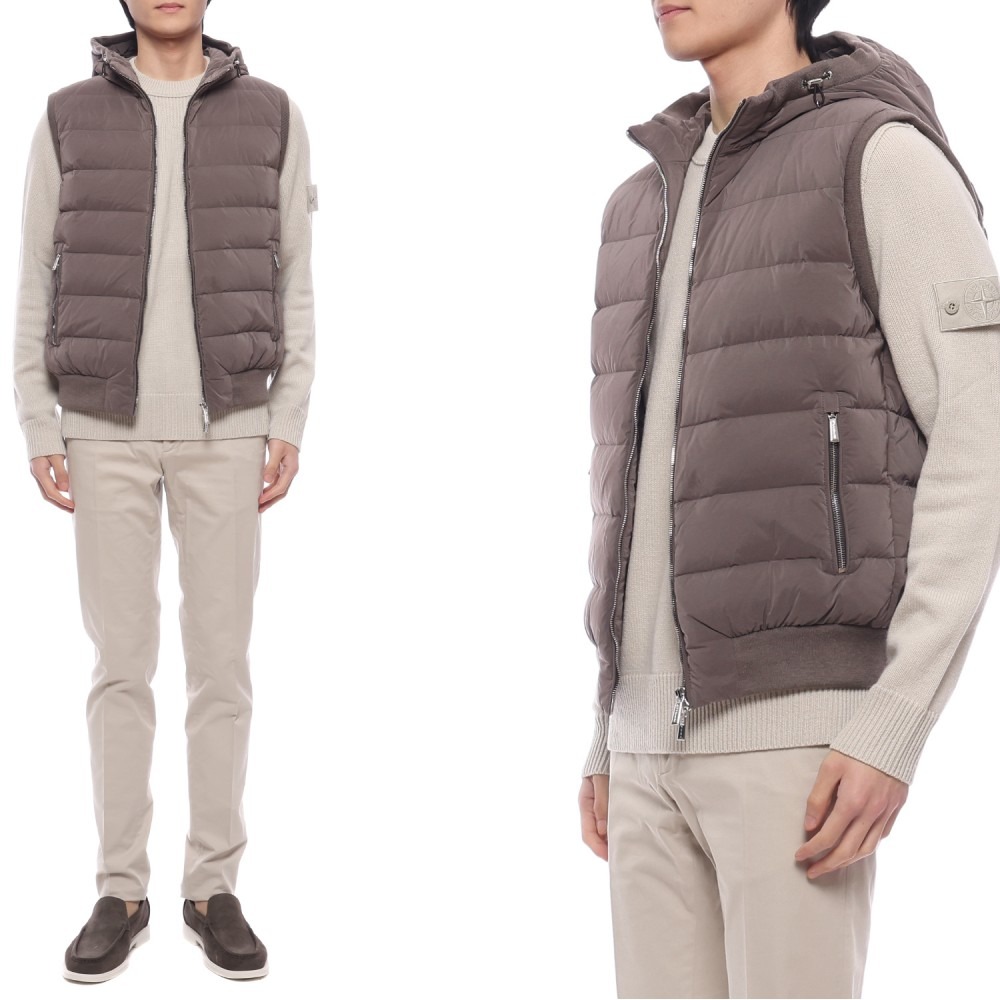 24FW 남성 VERMEER OS 패딩 조끼 (VERMEER OS CACAO 24F)
