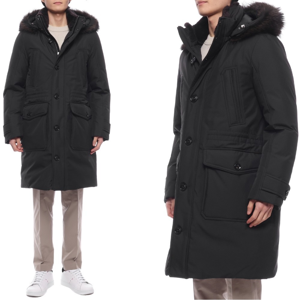 24FW 남성 SAPPORO GF 다운 롱패딩 (SAPPORO GF NERO 24F)