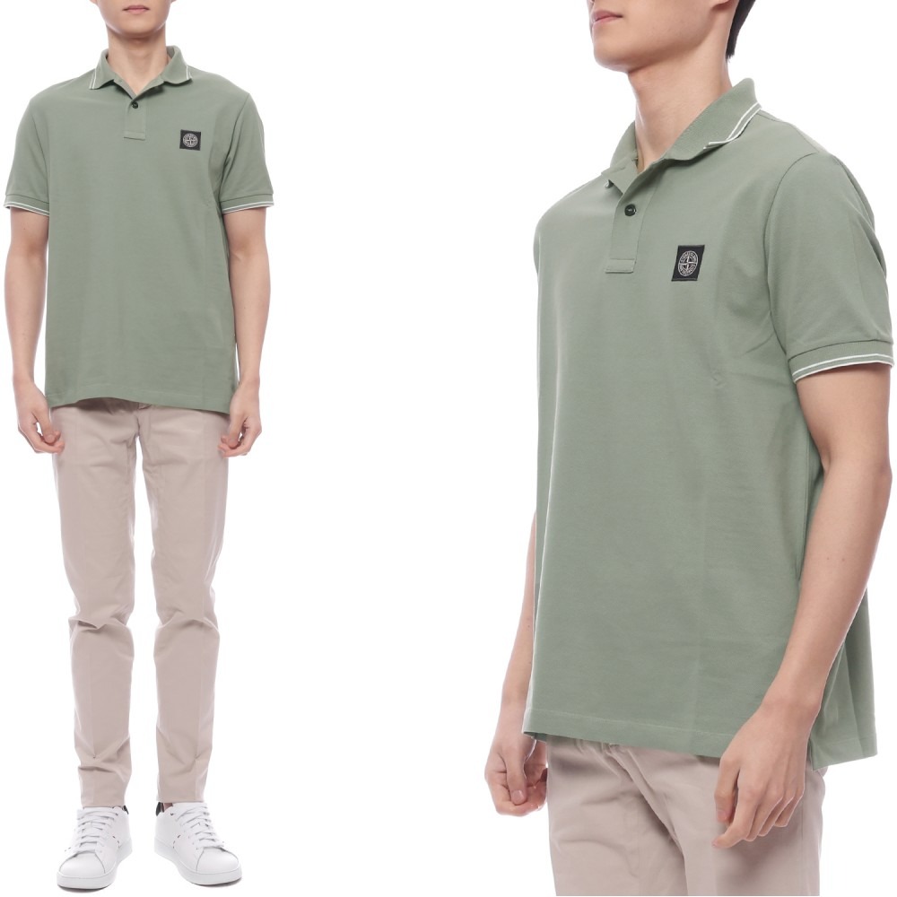 25SS Men's Logo Patch Polo Short Sleeve T-Shirt (K1S1522002SC S0018 V0055 25S)