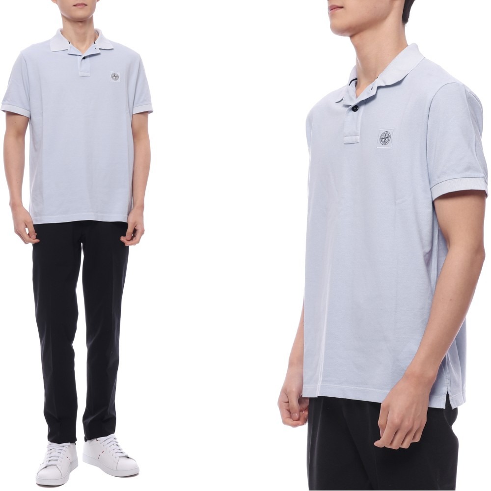 25SS 남성 로고 패치 폴로 반팔티셔츠 (K1S1522002SC S0067 V0041 25S)