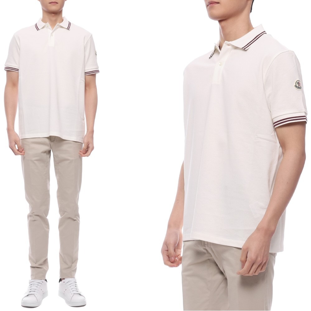 25SS 남성 스트라이프 트리밍 폴로 반팔티셔츠 (8A00007 89A16 034 25S)