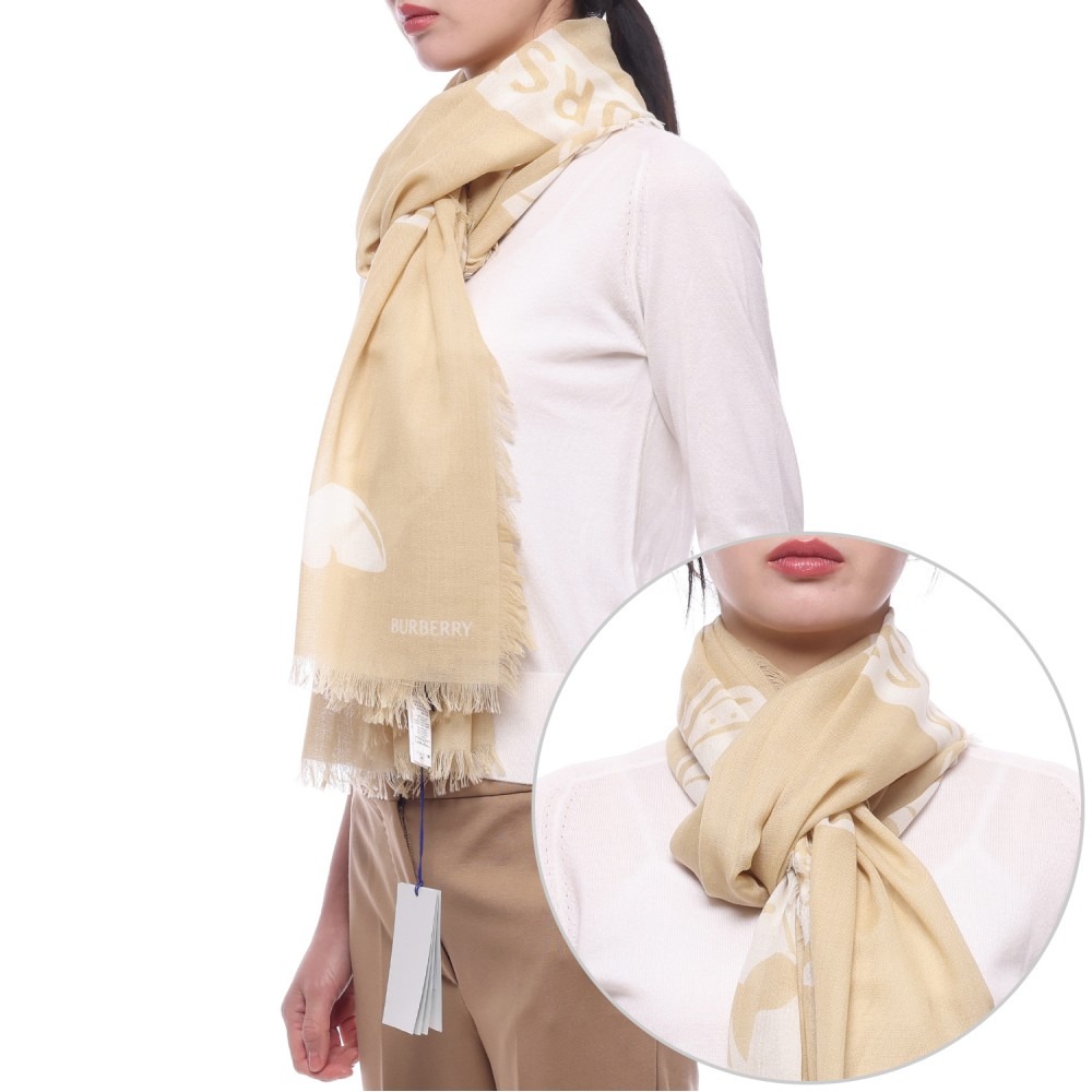 25SS 여성 EKD 울 머플러 (8103282 SAND W 25S)
