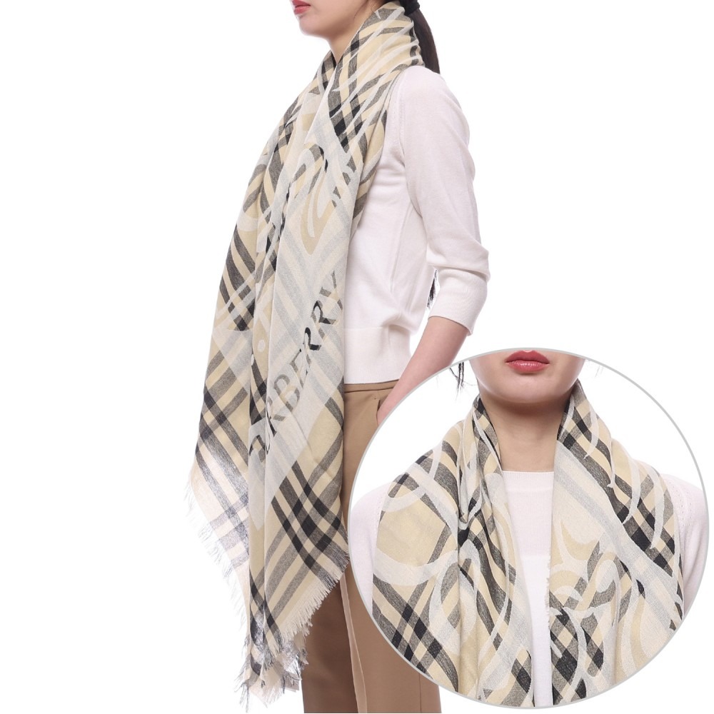 25SS 여성 EKD 울 블렌드 머플러 (8104326 CALICO W 25S)