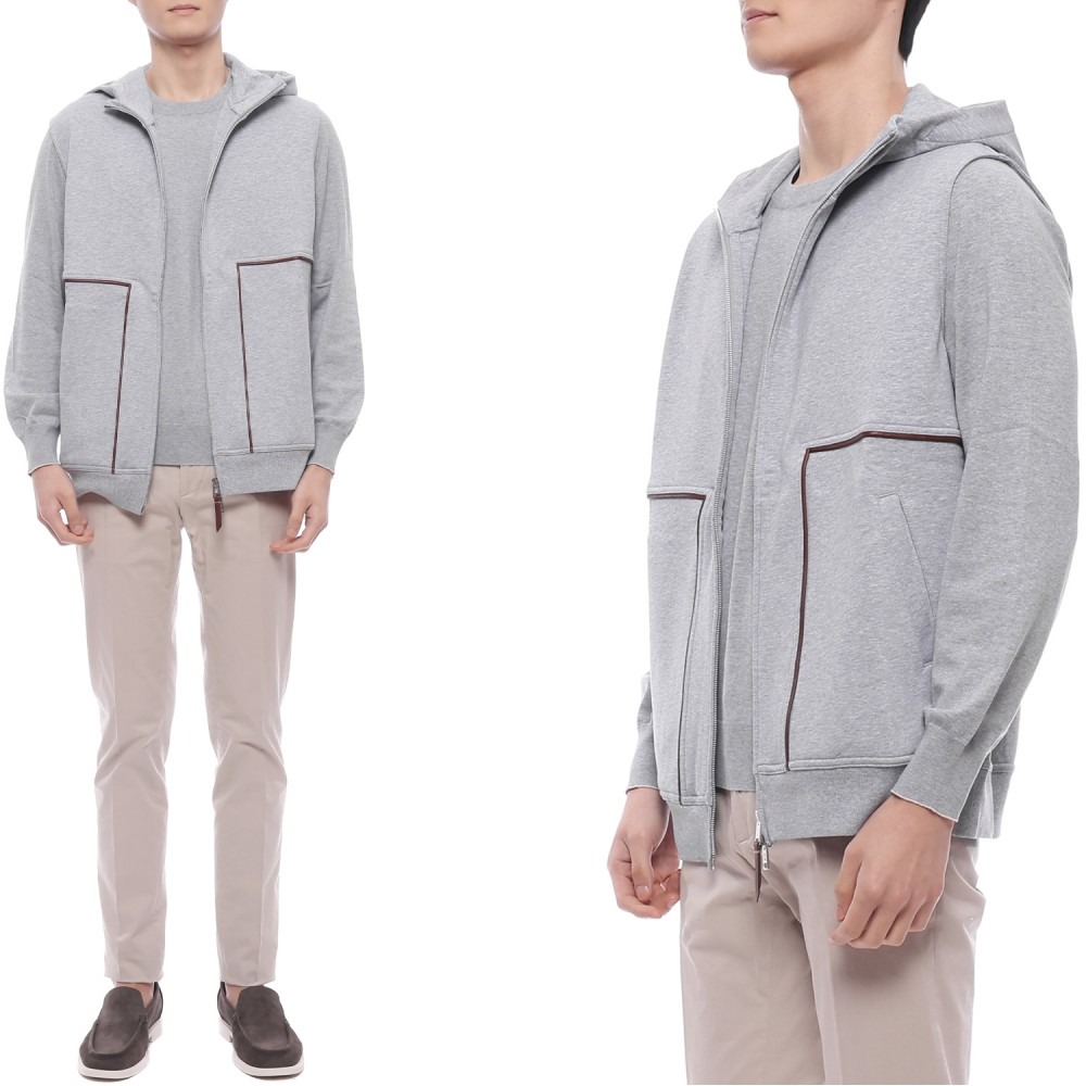 25SS 남성 코튼 후드 집업 베스트 (MW8639088G C9300 25S)
