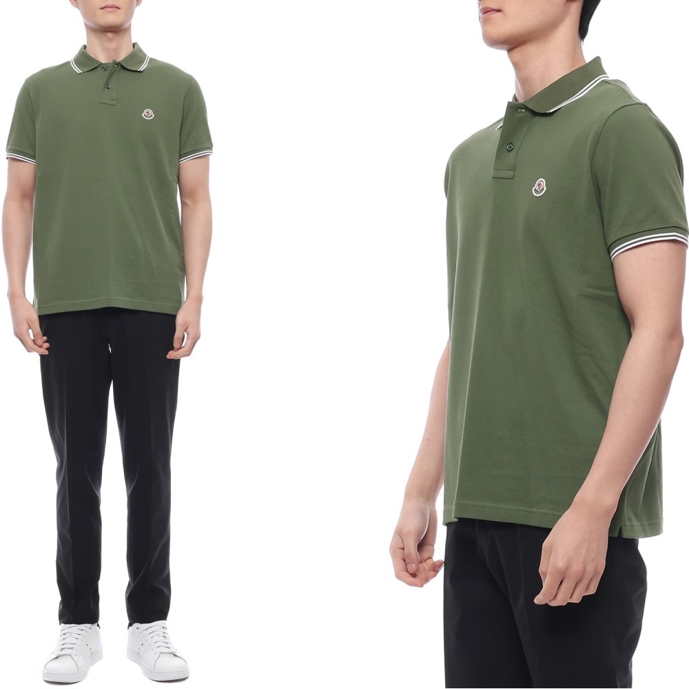 25SS 남성 로고 패치 폴로 반팔티셔츠 (8A00031 84556 876 25S)