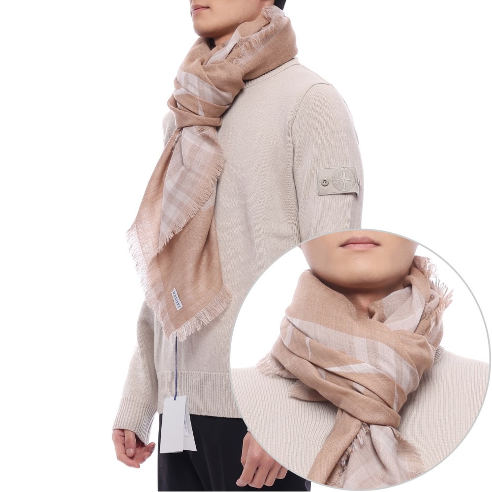 25SS 남성 EKD 울 블렌드 머플러 (8104832 CLAY M 25S)