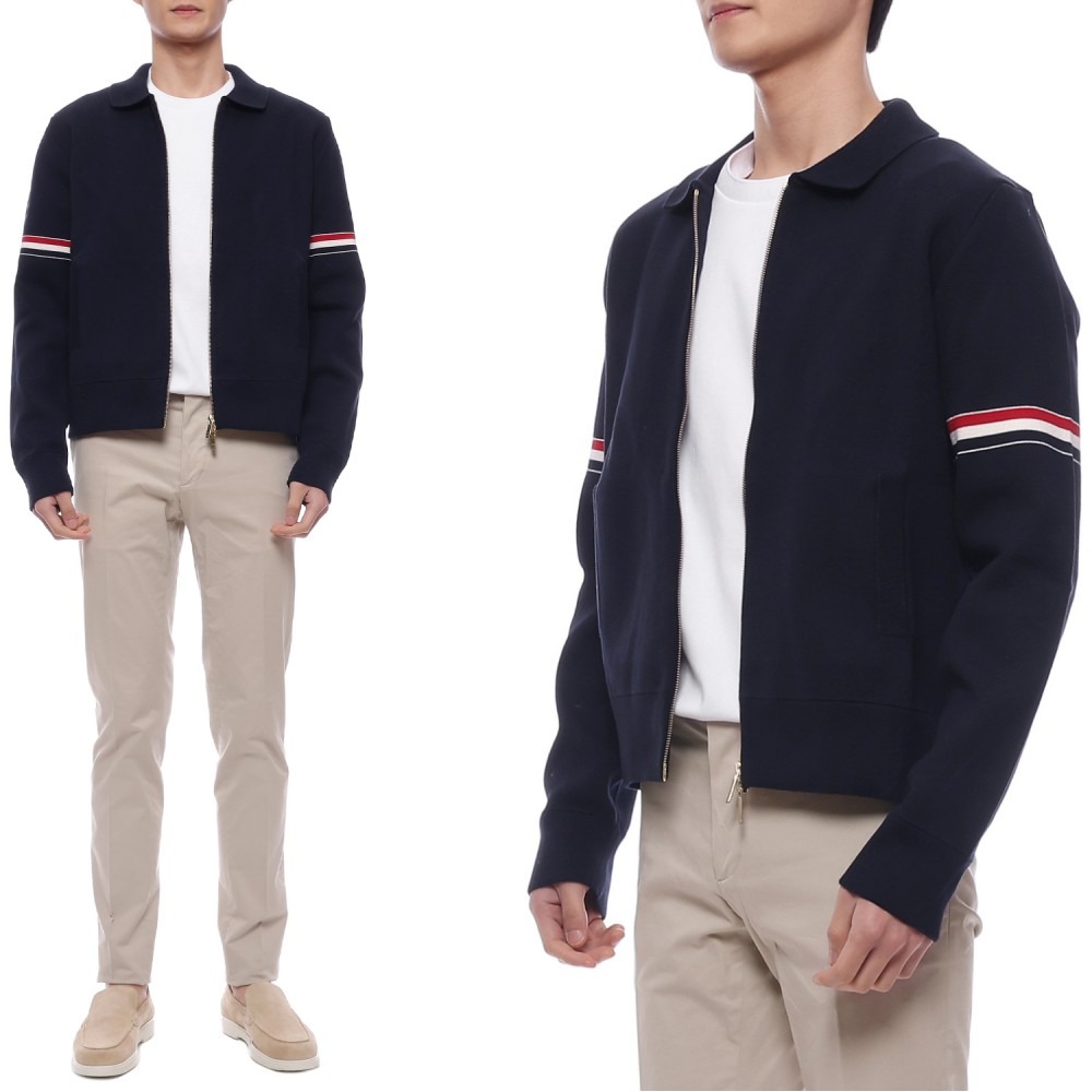 25SS 남성 RWB 암밴드 폴로 봄버 재킷 (MKJ076A Y3007 415 25S)