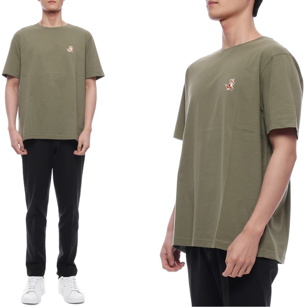 25SS 남성 스피디 폭스 패치 반팔티셔츠 (MM00125KJ0008 0079 25S)