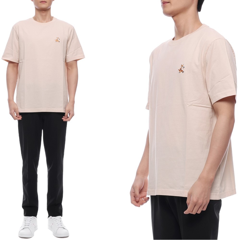 25SS 남성 스피디 폭스 패치 반팔티셔츠 (MM00125KJ0008 0114 25S)