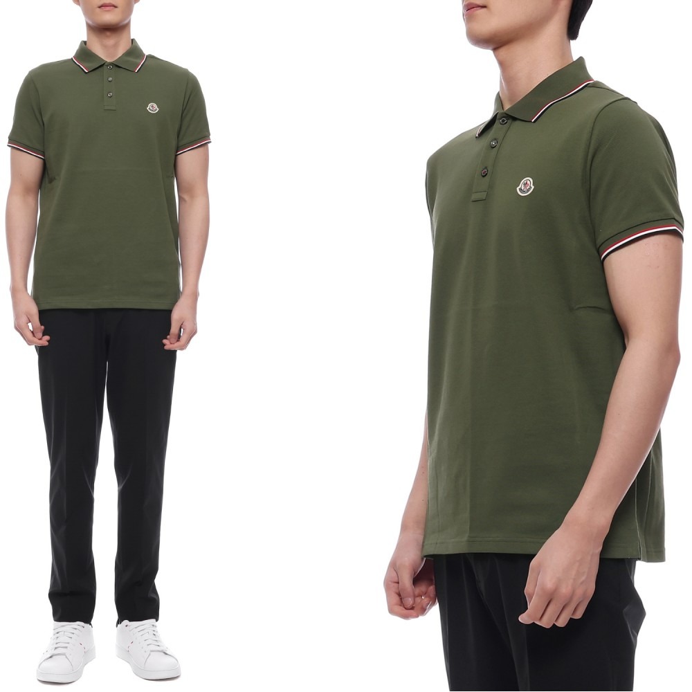 25SS 남성 로고 패치 폴로 반팔티셔츠 (8A70300 84556 876 25S)