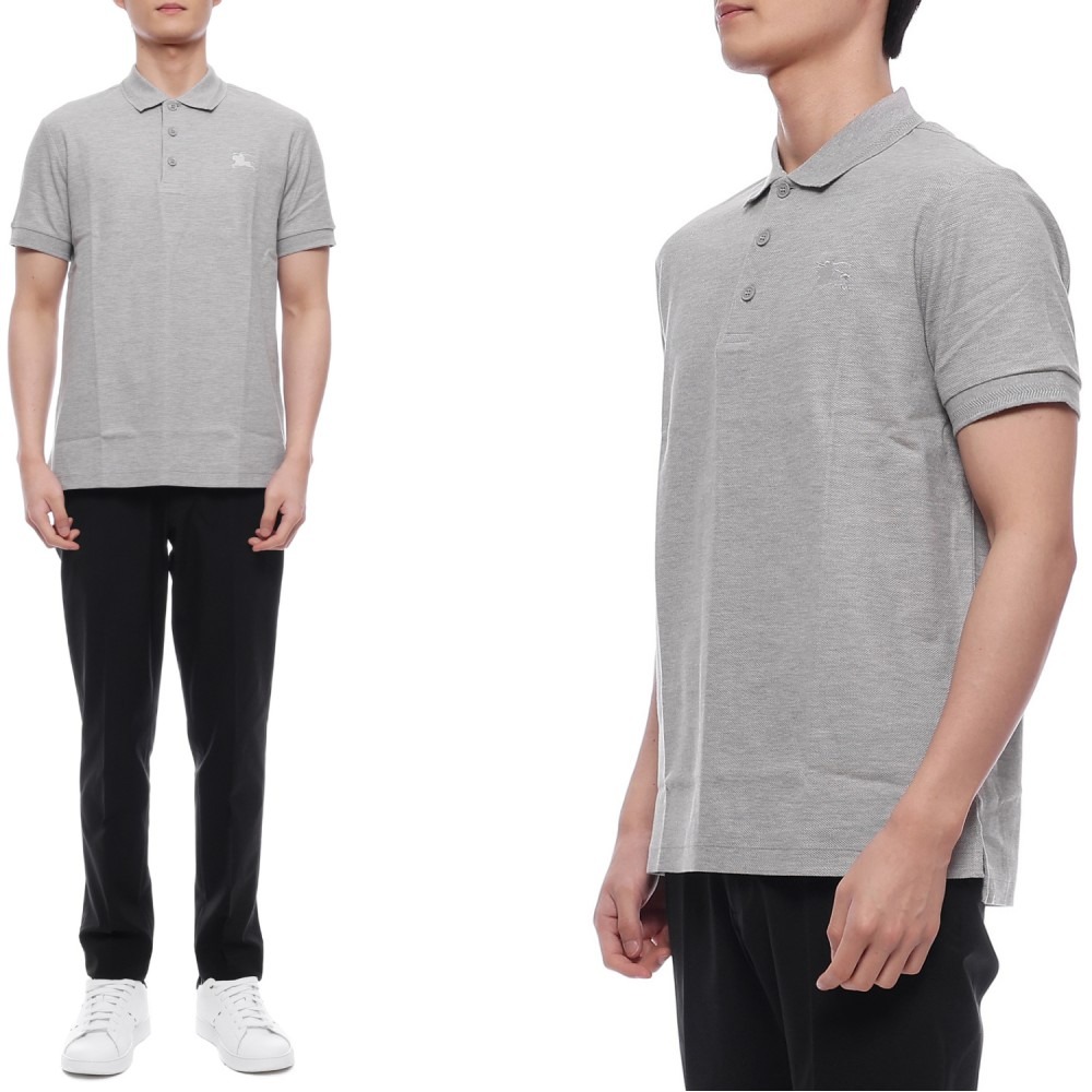 25SS 남성 EKD 자수 폴로 반팔티셔츠 (8099168 PALE GREY MELANGE 25S)