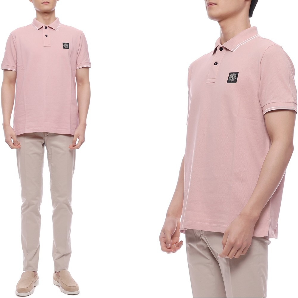 25SS 남성 로고 패치 폴로 반팔티셔츠 (K1S1522002SC S0018 V0082 25S)