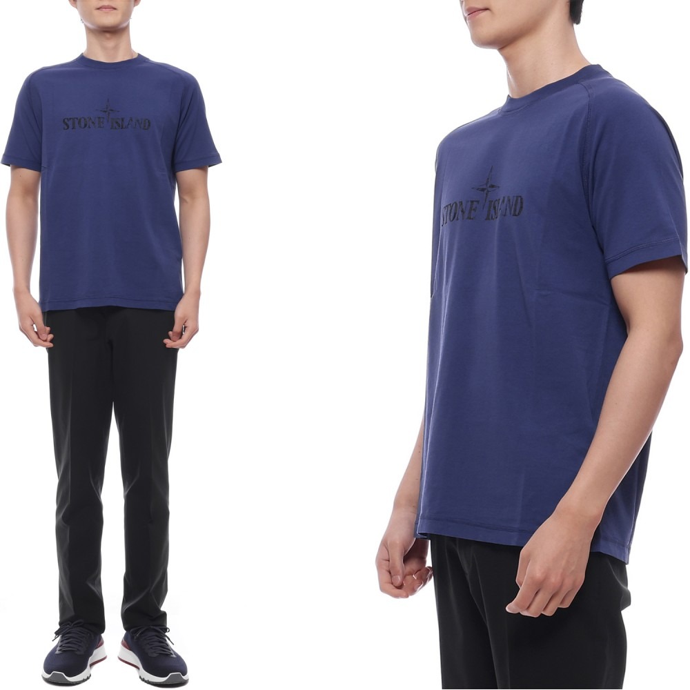 25SS 남성 로고 프린트 반팔티셔츠 (K1S152100020 S0081 V0028 25S)