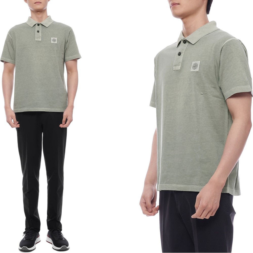 25SS 남성 로고 패치 폴로 반팔티셔츠 (K1S152200205 S0057 V0155 25S)
