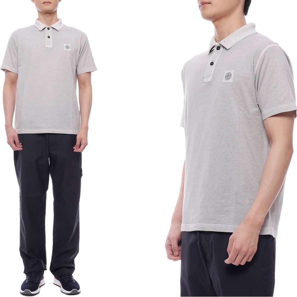 25SS 남성 로고 패치 폴로 반팔티셔츠 (K1S152200205 S0057 V0161 25S)