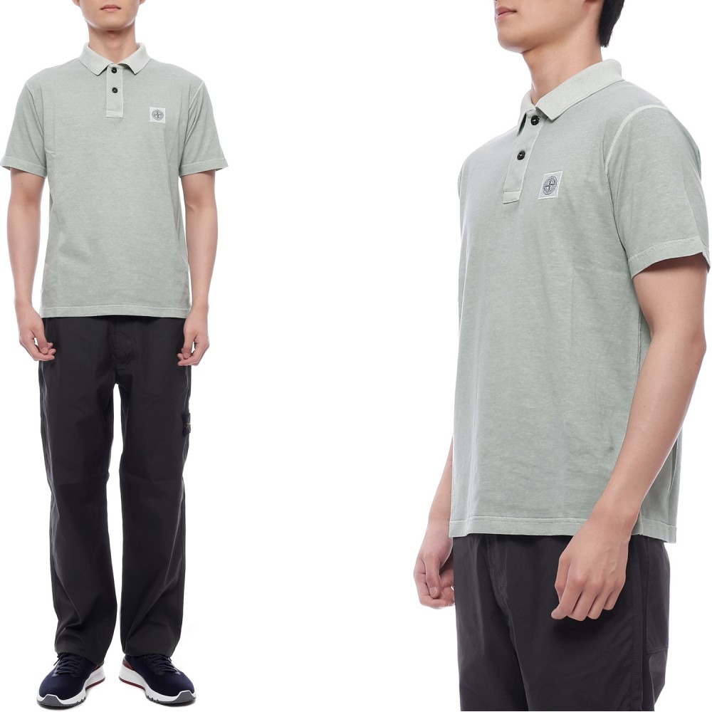 25SS 남성 로고 패치 폴로 반팔티셔츠 (K1S152200205 S0057 V0166 25S)