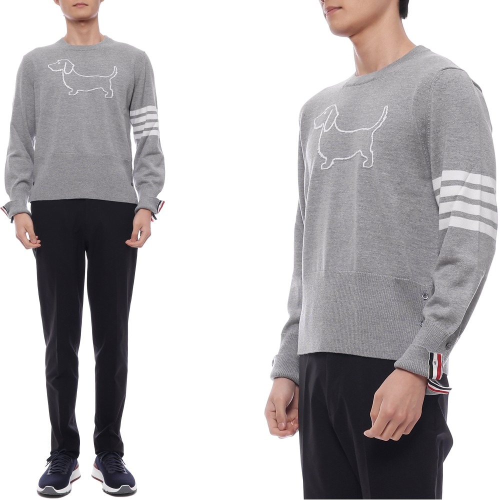 25SS 남성 헥터 인타르시아 울 니트 (MKA486A Y1002 055 25S)