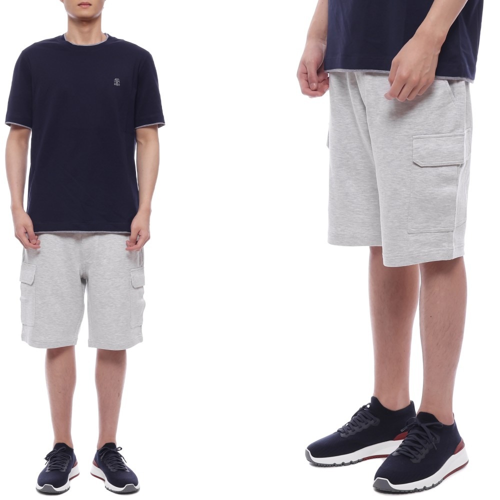 25SS 남성 프렌치 테리 버뮤다 쇼츠 팬츠 (MM8313222G C1250 25S)