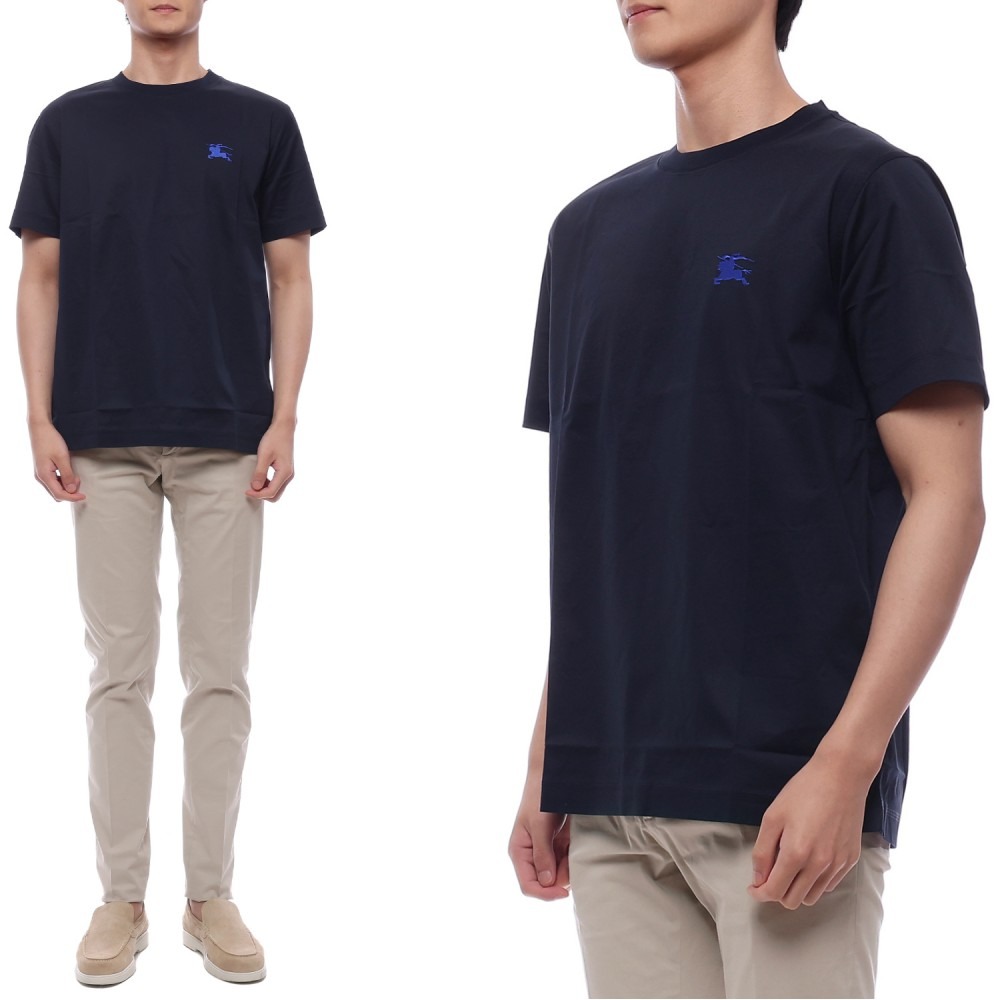 25SS 남성 EKD 자수 반팔티셔츠 (8091396 NAVY 25S)