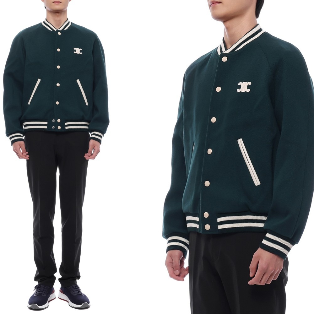25SS 남성 텍스처드 울 트리옹프 테디 재킷 (RV0L4896C 31VP 25S)