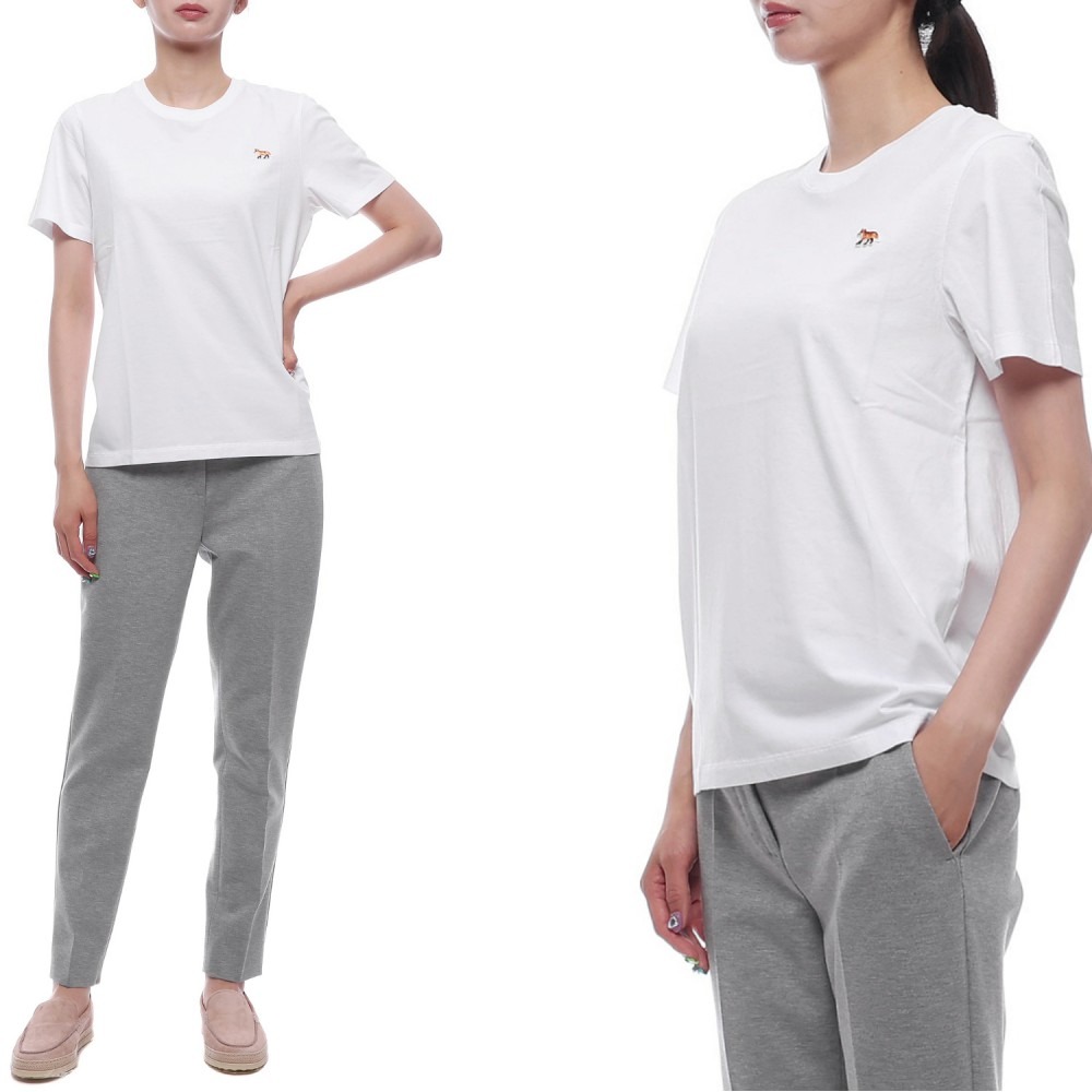25SS 여성 베이비 폭스 패치 반팔티셔츠 (MW00110KJ0008 P100 25S)