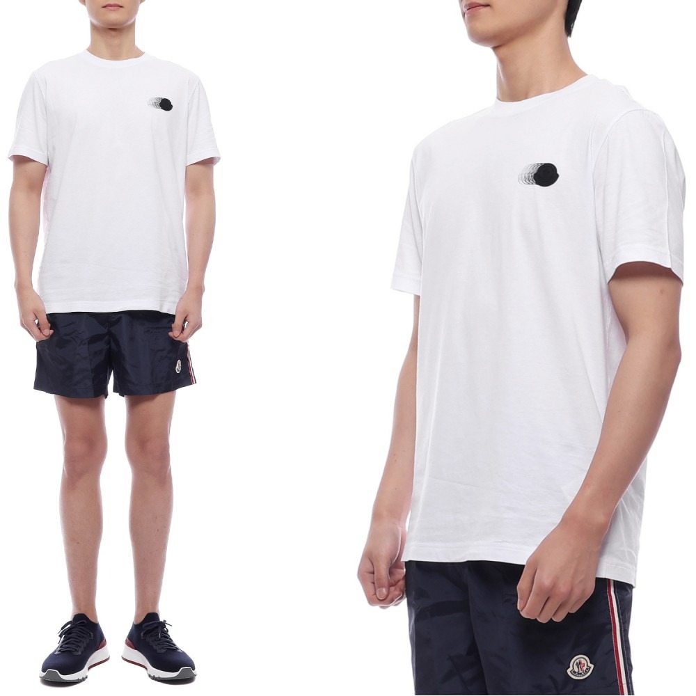 25SS 남성 페이디드 로고 모티프 반팔티셔츠 (8C00028 89A17 001 25S)