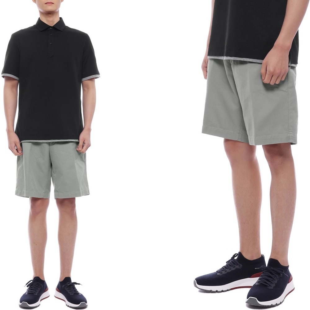 25SS 남성 코튼 버뮤다 쇼츠 팬츠 (M252DU0010 C6018 25S)