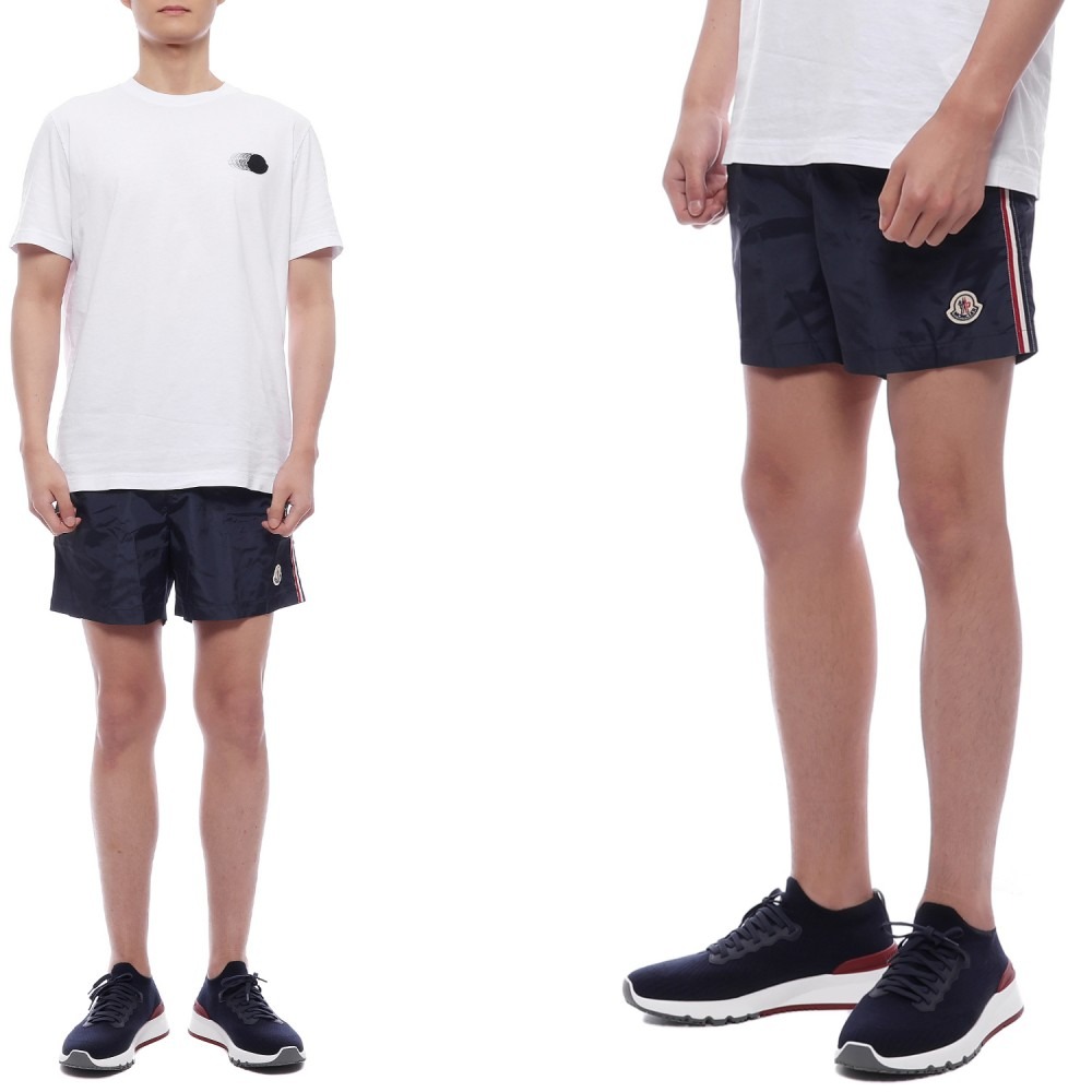 25SS 남성 로고 패치 스윔 팬츠 (2C00018 53326 743 25S)