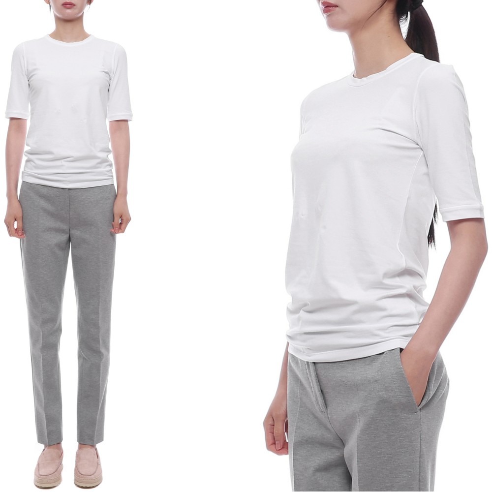 25SS Women's Monili Trimmed Short Sleeve T-Shirt (M0T18B0160 C159 25S)