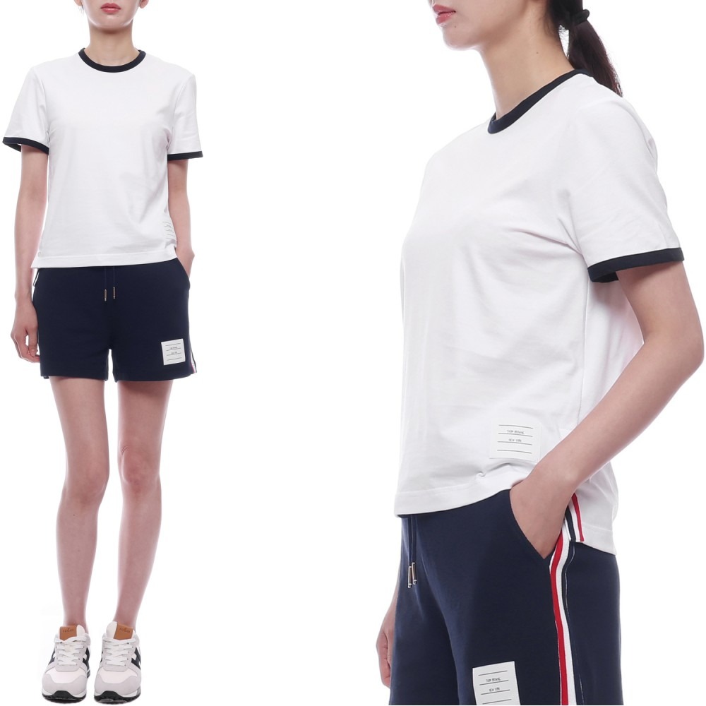25SS 여성 링거 반팔티셔츠 (FJS075A 00042 100 25S)