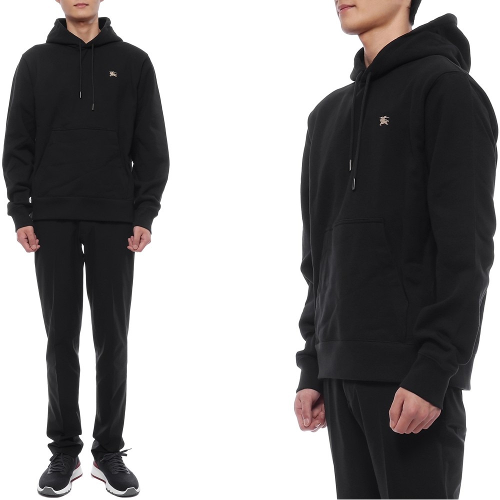 25FW 남성 나이트 스탬프 후드티셔츠 (8112807 BLACK 25F)