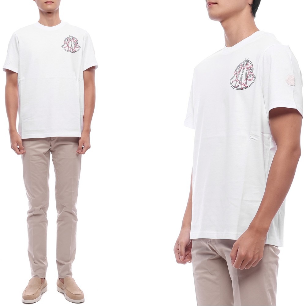 25FW 남성 로고 프린트 반팔티셔츠 (8C00045 89AJS 00A 25F)