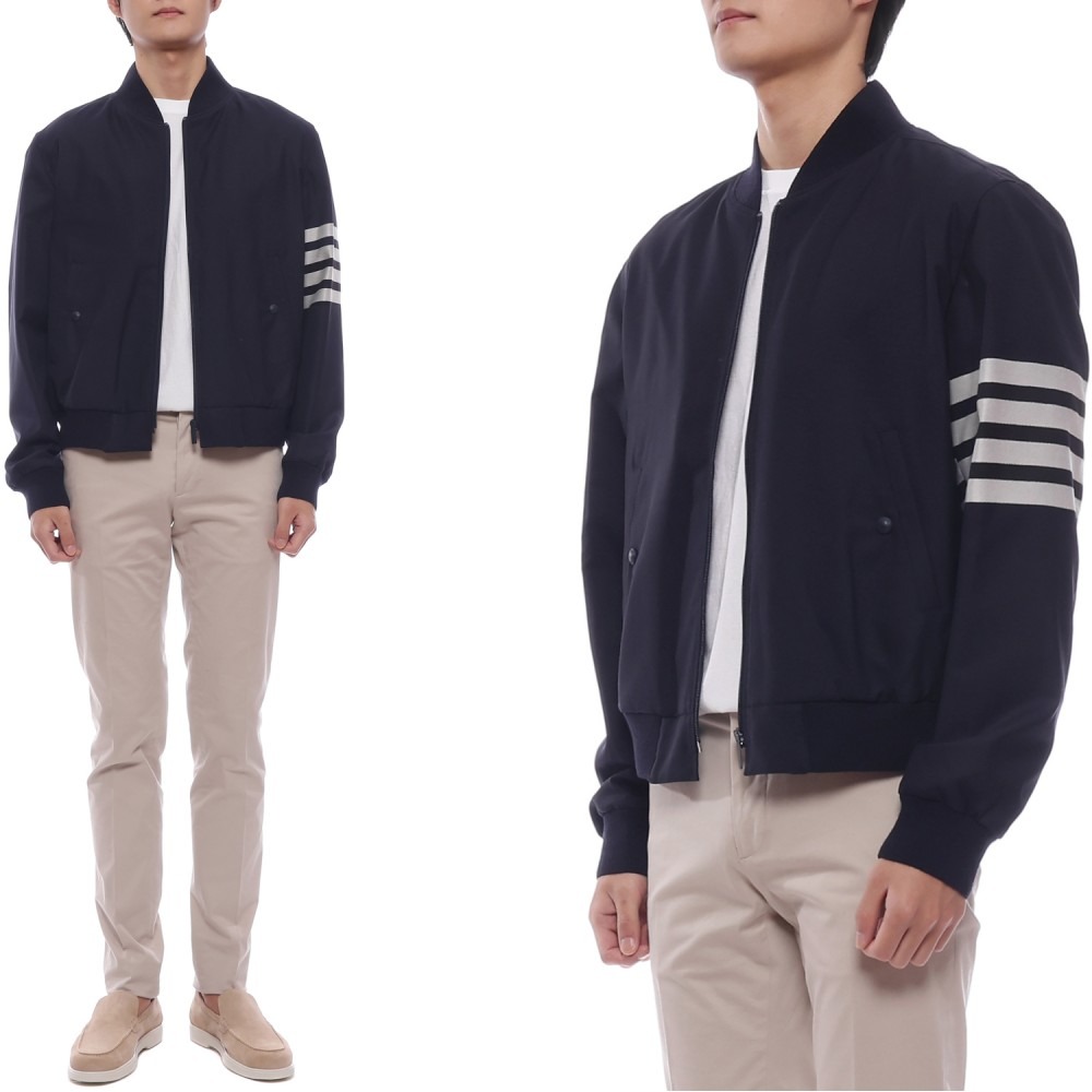 25FW 남성 플레인 위브 블루종 재킷 (MJO030A 06146 415 25F)