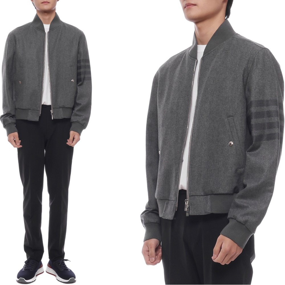 25FW 남성 플란넬 블루종 재킷 (MJO030A 06393 035 25F)