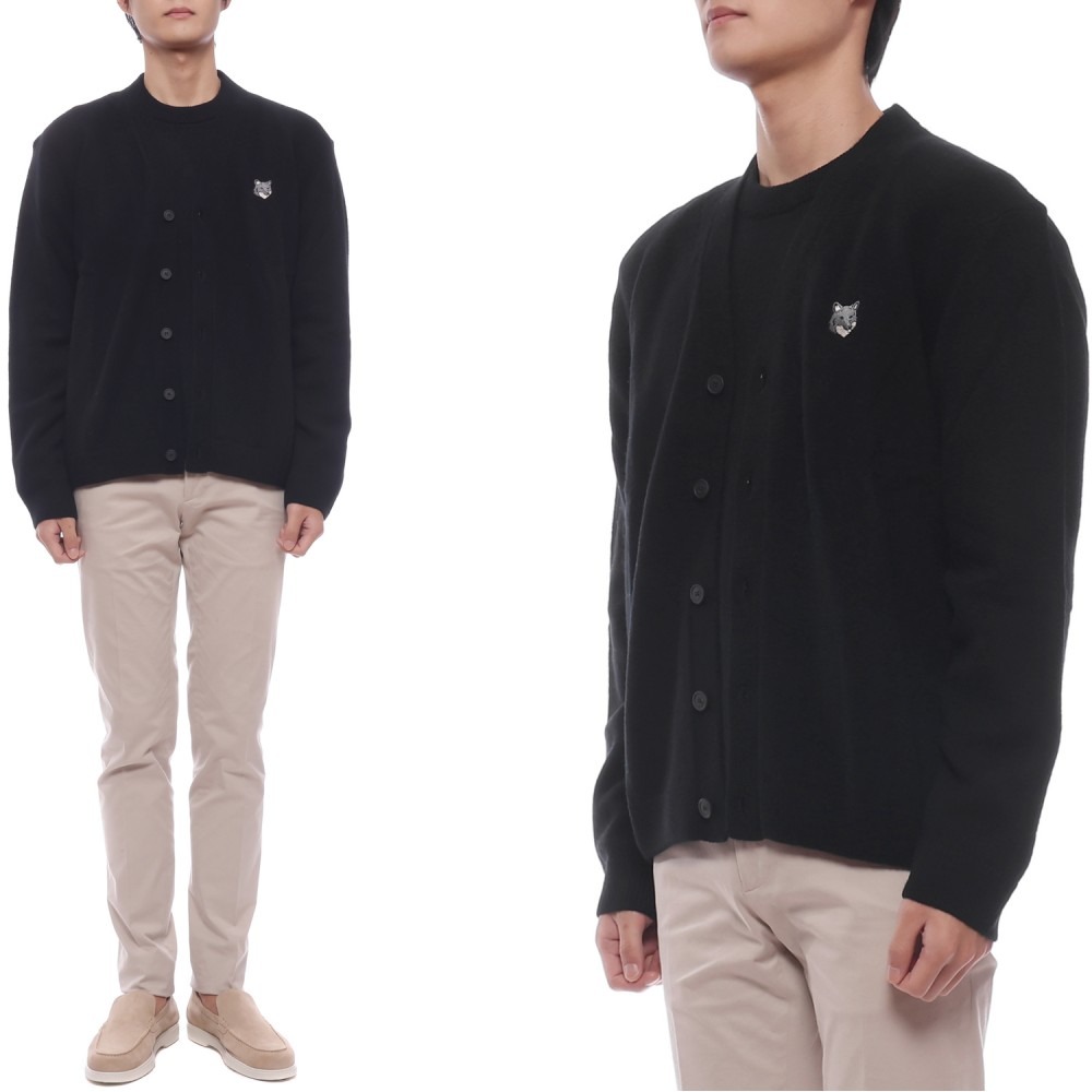25FW 남성 폭스헤드 울 가디건 (PM00502KT1006 P199 25F)