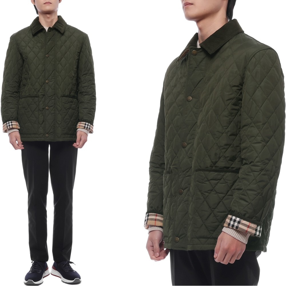25FW 남성 퀼팅 나일론 재킷 (8110357 SHALE 25F)