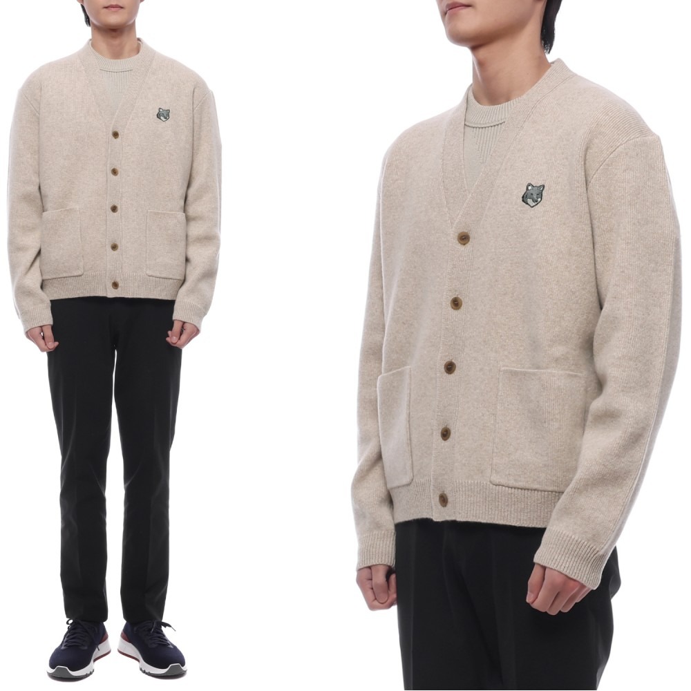 25FW 남성 폭스헤드 울 가디건 (PM00510KT1180 0335 25F)