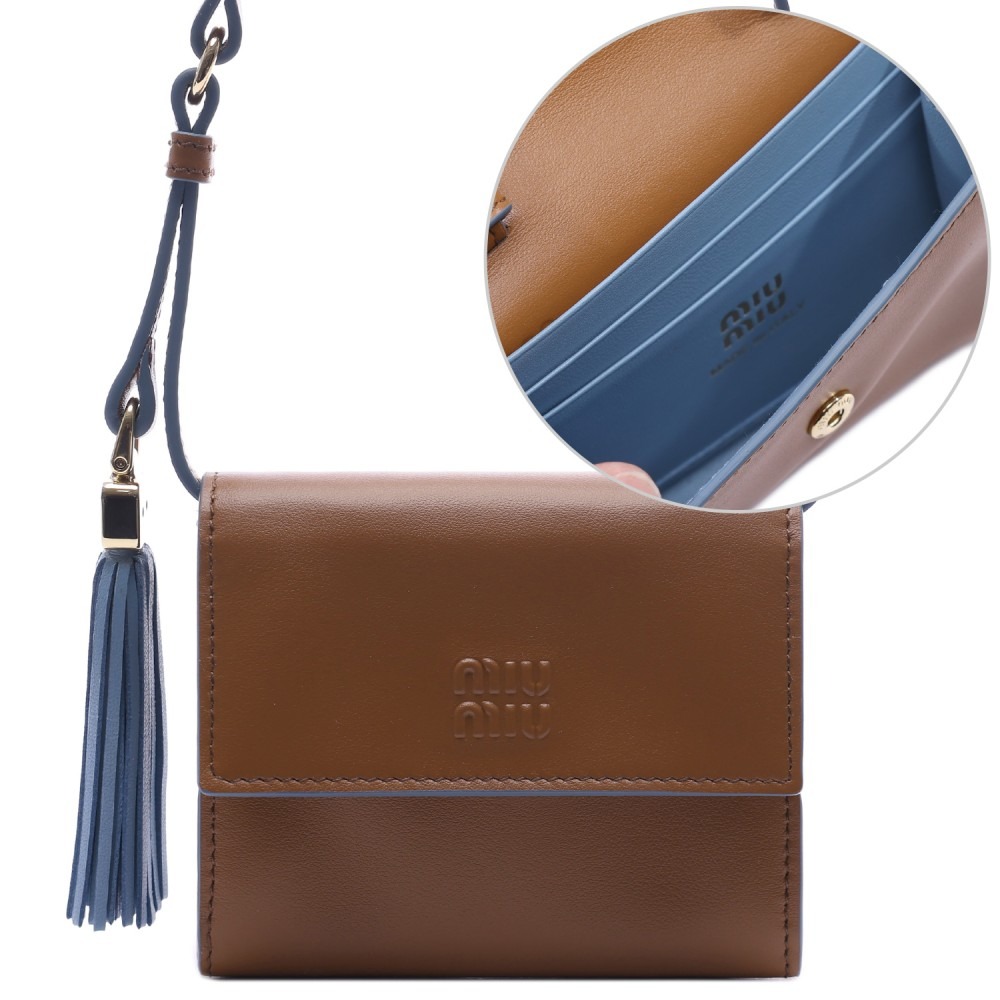 25FW 여성 로고 스트랩 반지갑 (5MT024 2IDW F0NP5 25F)