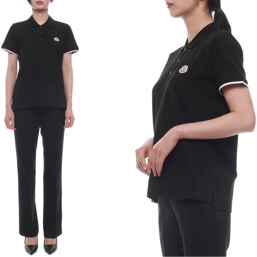 26SS 여성 로고 패치 폴로 반팔티셔츠 (8A00004 84720 999 26S)
