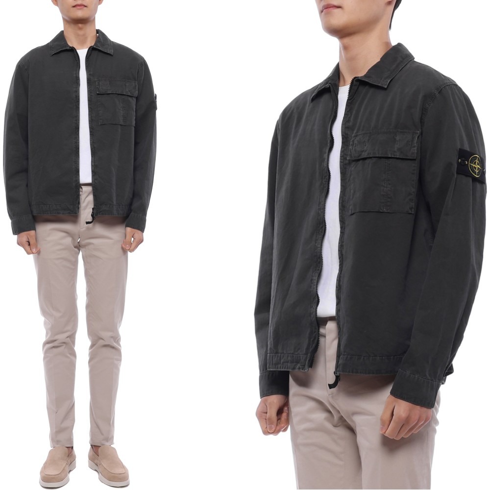 26SS 남성 와펜 패치 오버셔츠 재킷 (L1S151200008 S00WN V0165 26S)