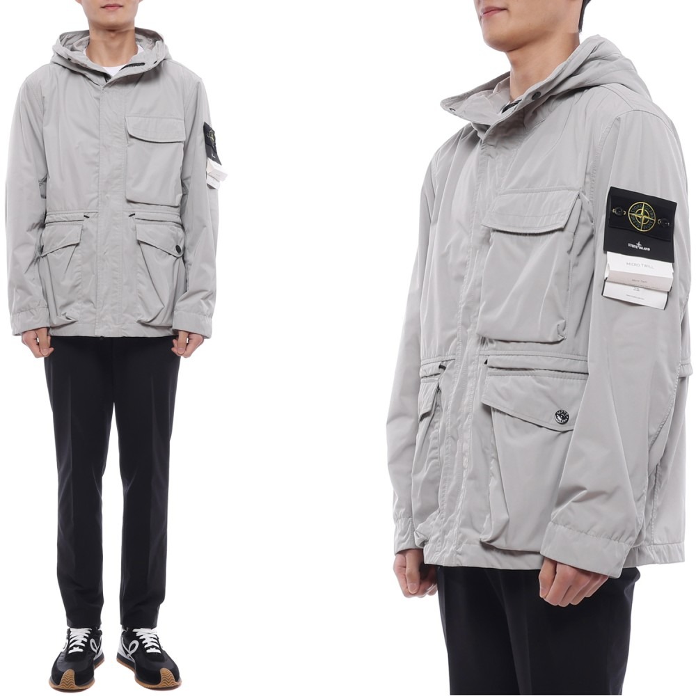 26SS 남성 와펜 패치 마이크로 트윌 재킷 (L1S154100032 S0026 V0061 26S)