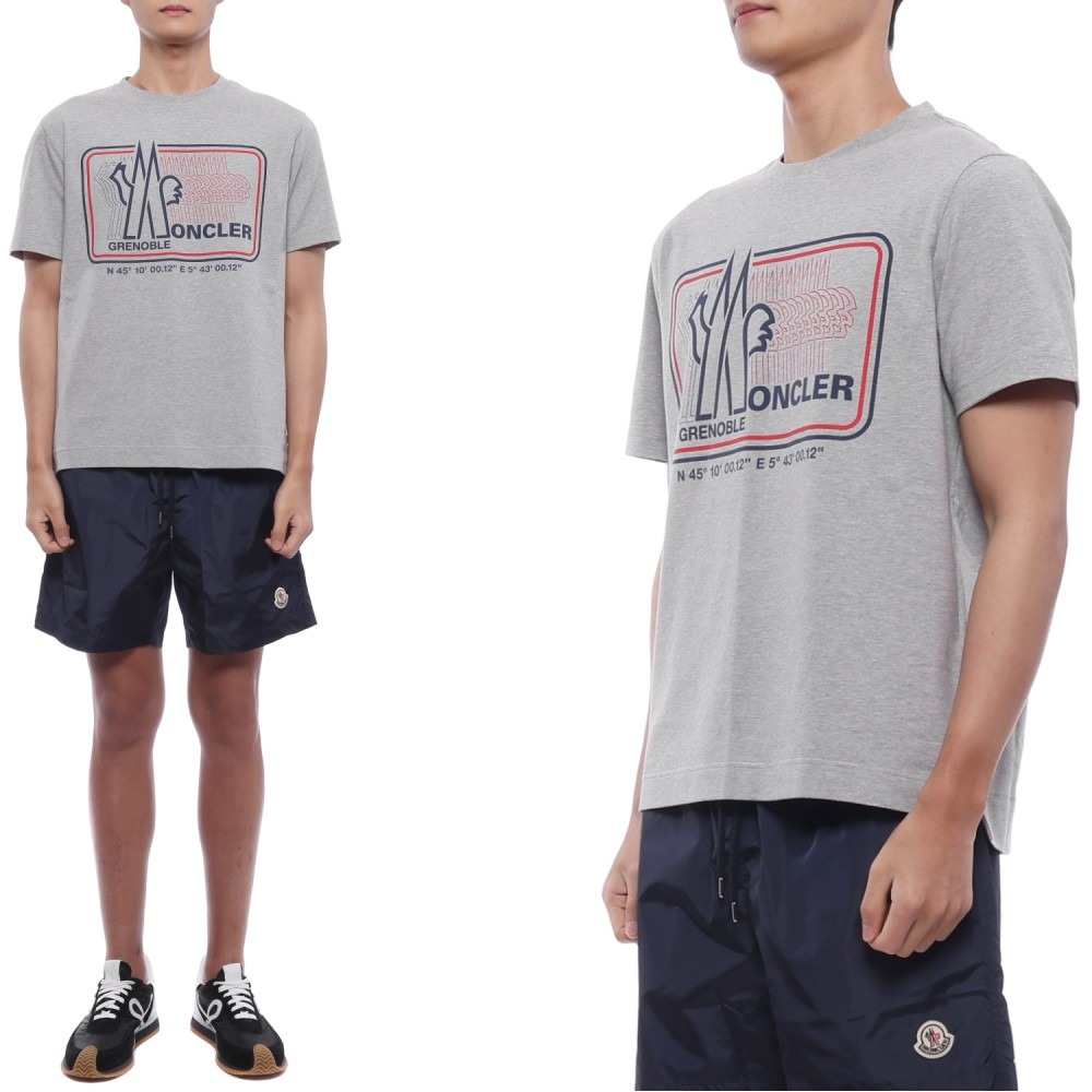 26SS 남성 로고 프린트 반팔티셔츠 (8C00009 8790F 986 26S)