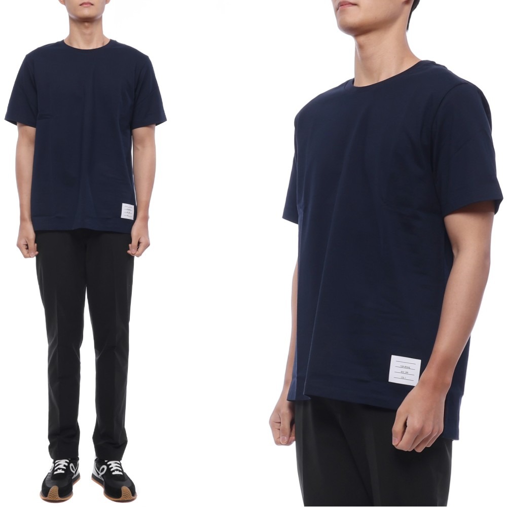 26SS 남성 삼선탭 반팔티셔츠 (MJS067A 00042 415 26S)