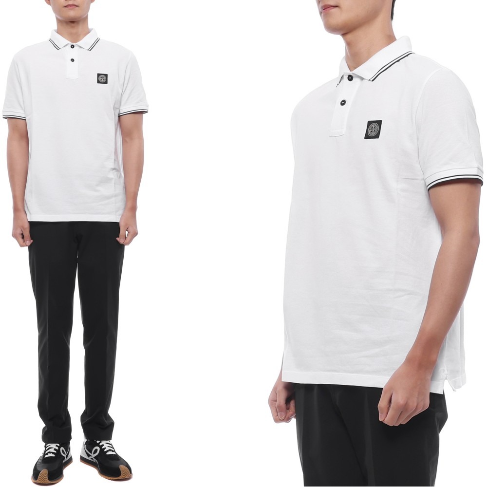 26SS 남성 로고 패치 폴로 반팔티셔츠 (L1S152200010 S0018 V1001 26S)