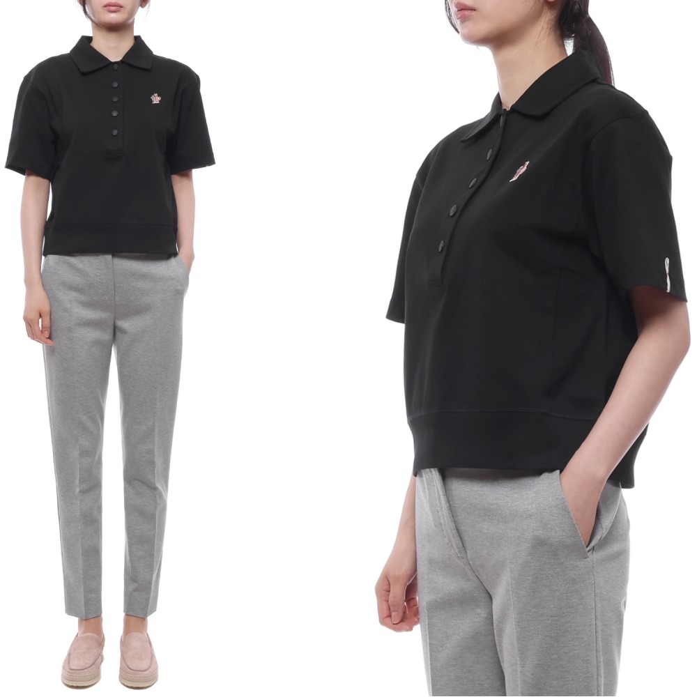 26SS 여성 로고 패치 폴로 반팔티셔츠 (8A00003 89AZ9 999 26S)