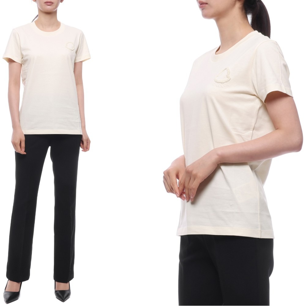 26SS 여성 로고 자수 반팔티셔츠 (8C00061 89AUO 034 26S)
