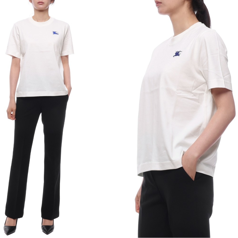 26SS 여성 EKD 자수 반팔티셔츠 (8111948 SALT 26S)