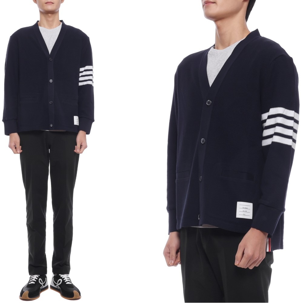 26SS 남성 사선 스트라이프 가디건 (MJT554A J0248 415 26S)